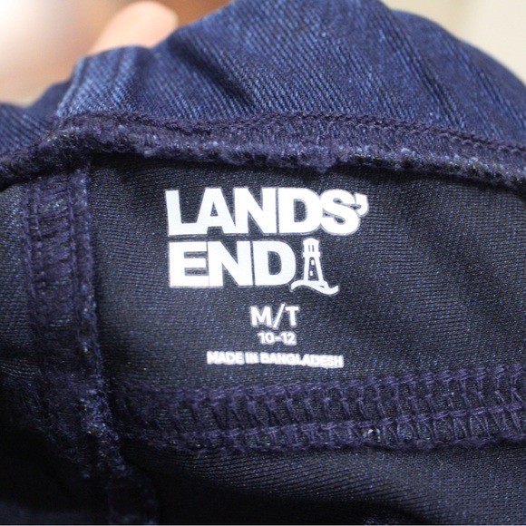 Lands End NEW w/tags women’s medium tall 10-12 navy blue pants NWT - Picture 7 of 11